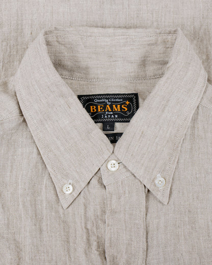 lost & found Beams Plus Beams Plus B.D. Classic Fit Linen Chambray Natural