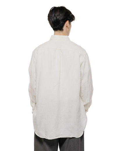 lost & found Beams Plus Beams Plus B.D. Classic Fit Linen Chambray White