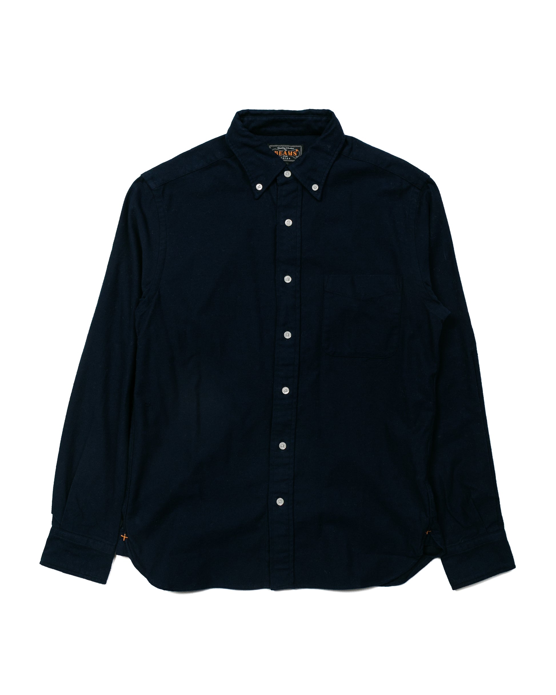 lost & found Beams Plus Beams Plus B.D. Flannel Solid Navy