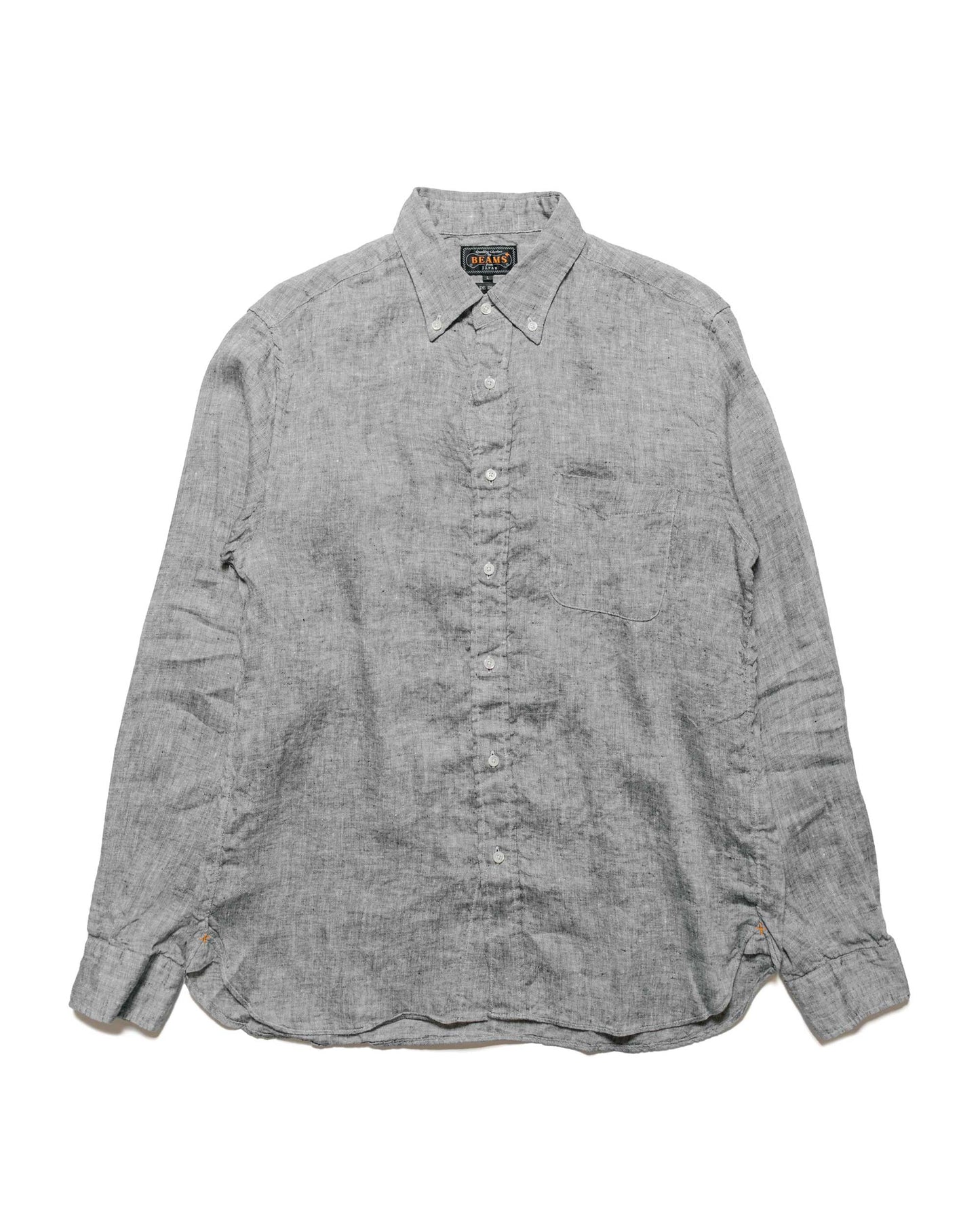 lost & found Beams Plus Beams Plus B.D. Linen Oxford Black