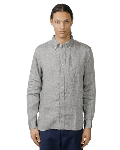 lost & found Beams Plus Beams Plus B.D. Linen Oxford Black