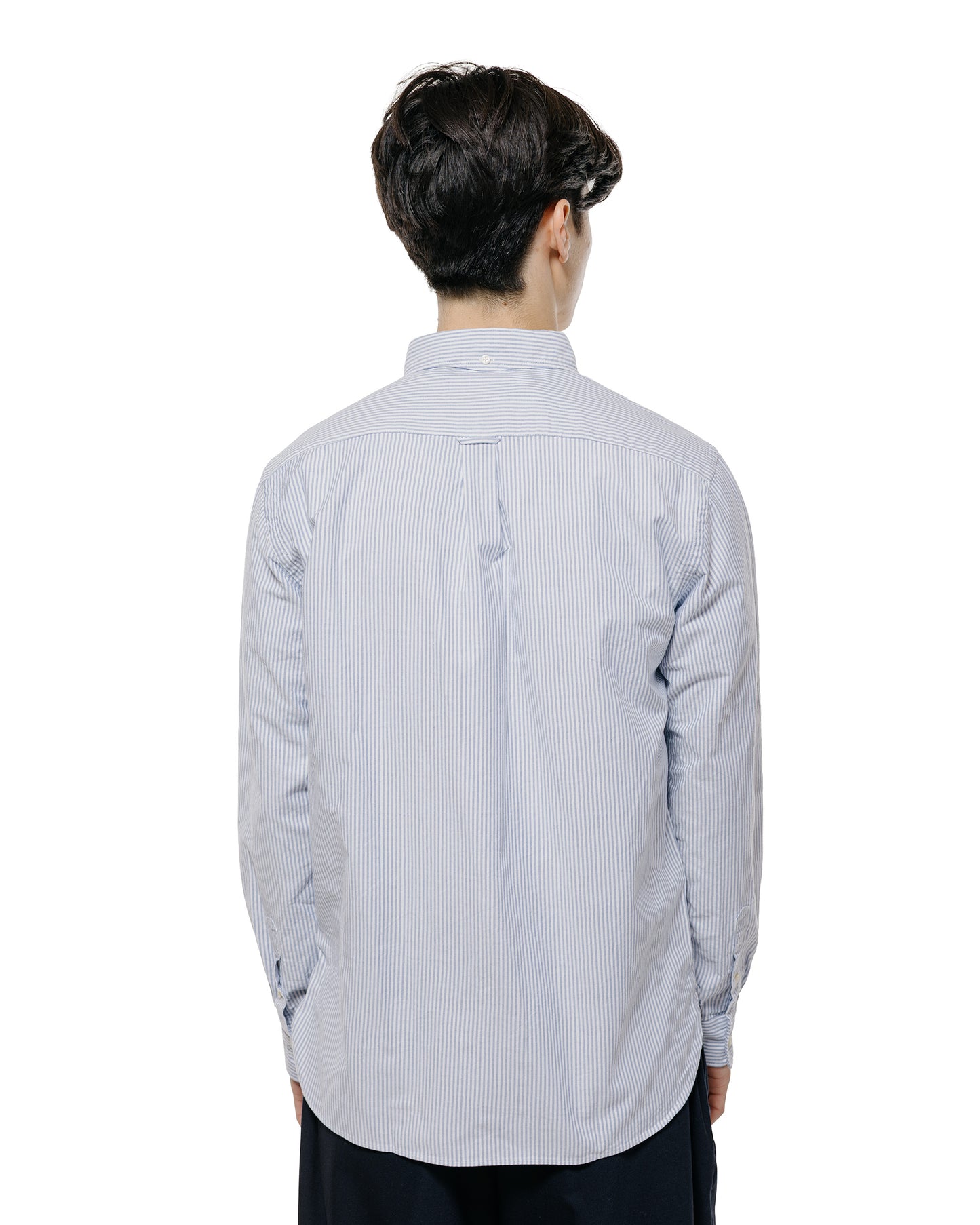 lost & found Beams Plus Beams Plus B.D. Oxford Candy Stripe Blue