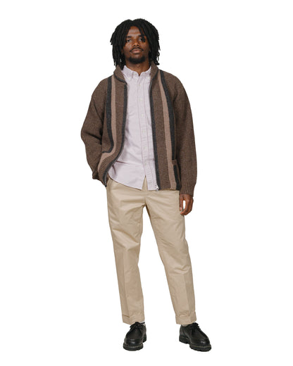 lost & found Beams Plus Beams Plus B.D. Oxford Candy Stripe Wine