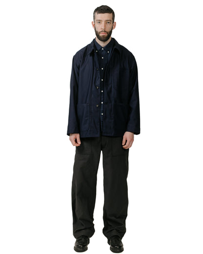 lost & found Beams Plus Beams Plus B.D. Short Sleeve COOLMAX® Linen Navy