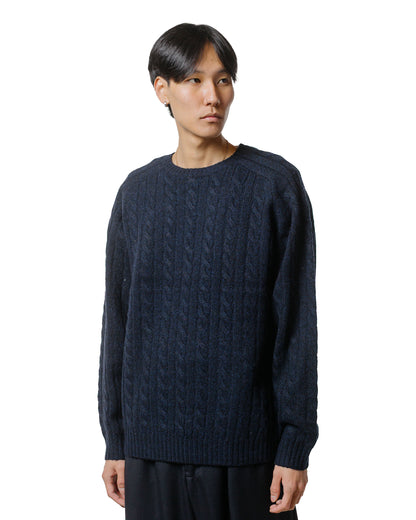 lost & found Beams Plus Beams Plus Cable Crew 5G Navy