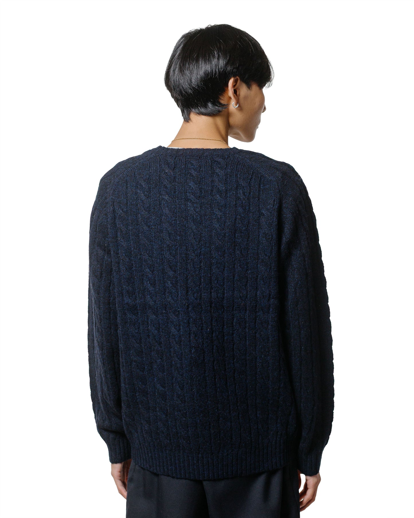 lost & found Beams Plus Beams Plus Cable Crew 5G Navy