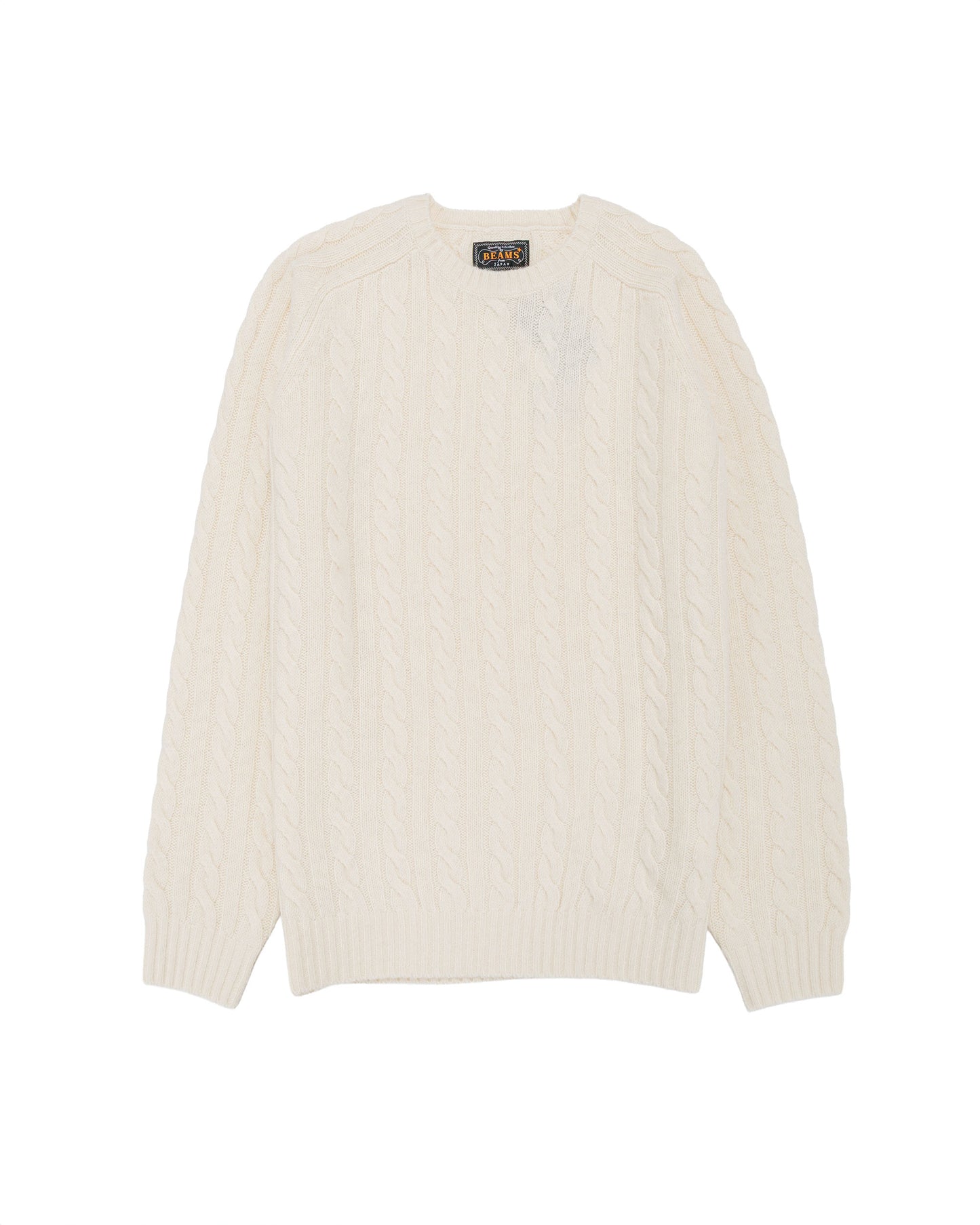 lost & found Beams Plus Beams Plus Cable Crew 5G Off White