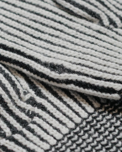 lost & found Beams Plus Beams Plus Cashmere Rib Mitten Charcoal Grey