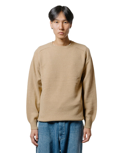 lost & found Beams Plus Beams Plus Crew 9G Beige