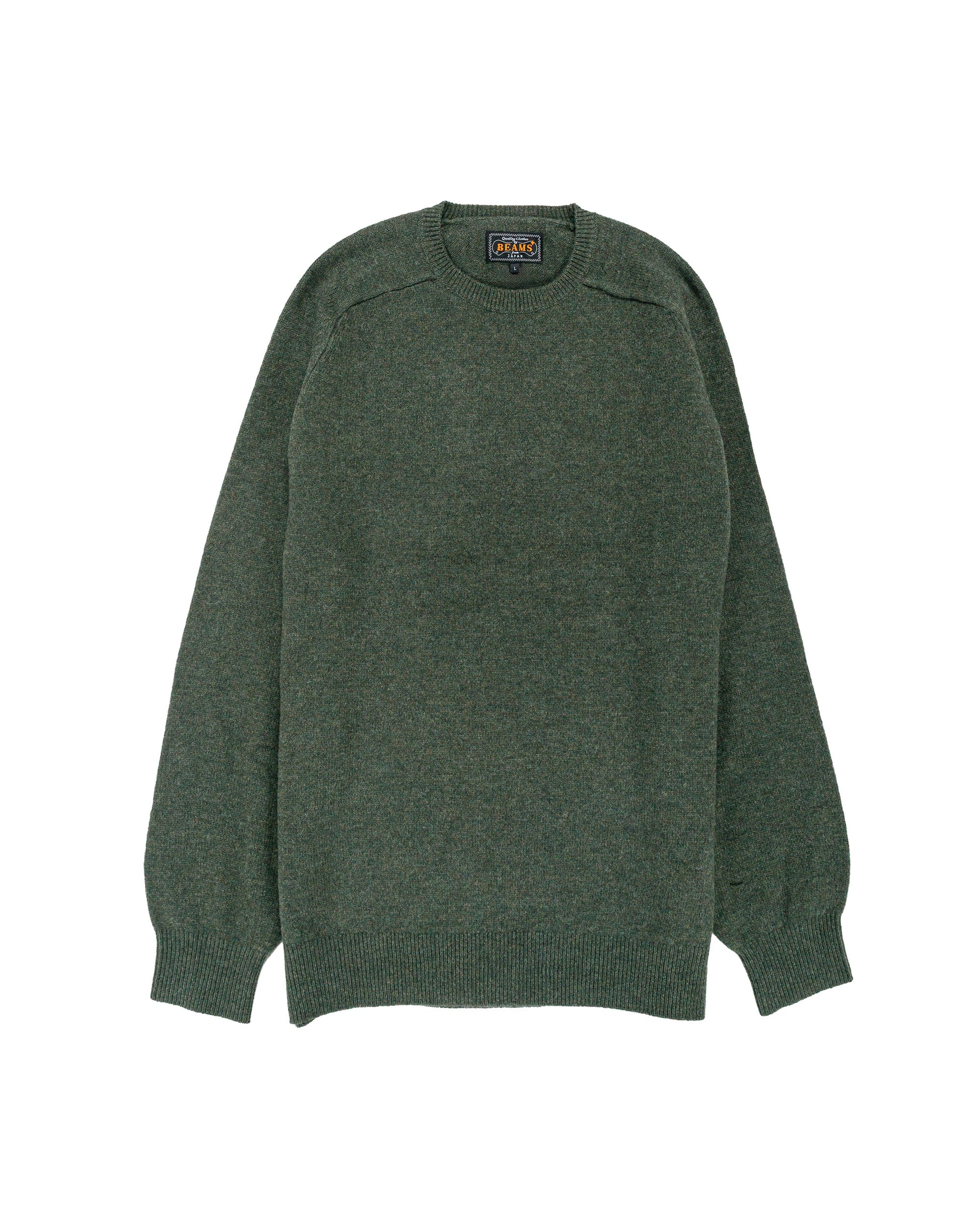 lost & found Beams Plus Beams Plus Crew 9G Green