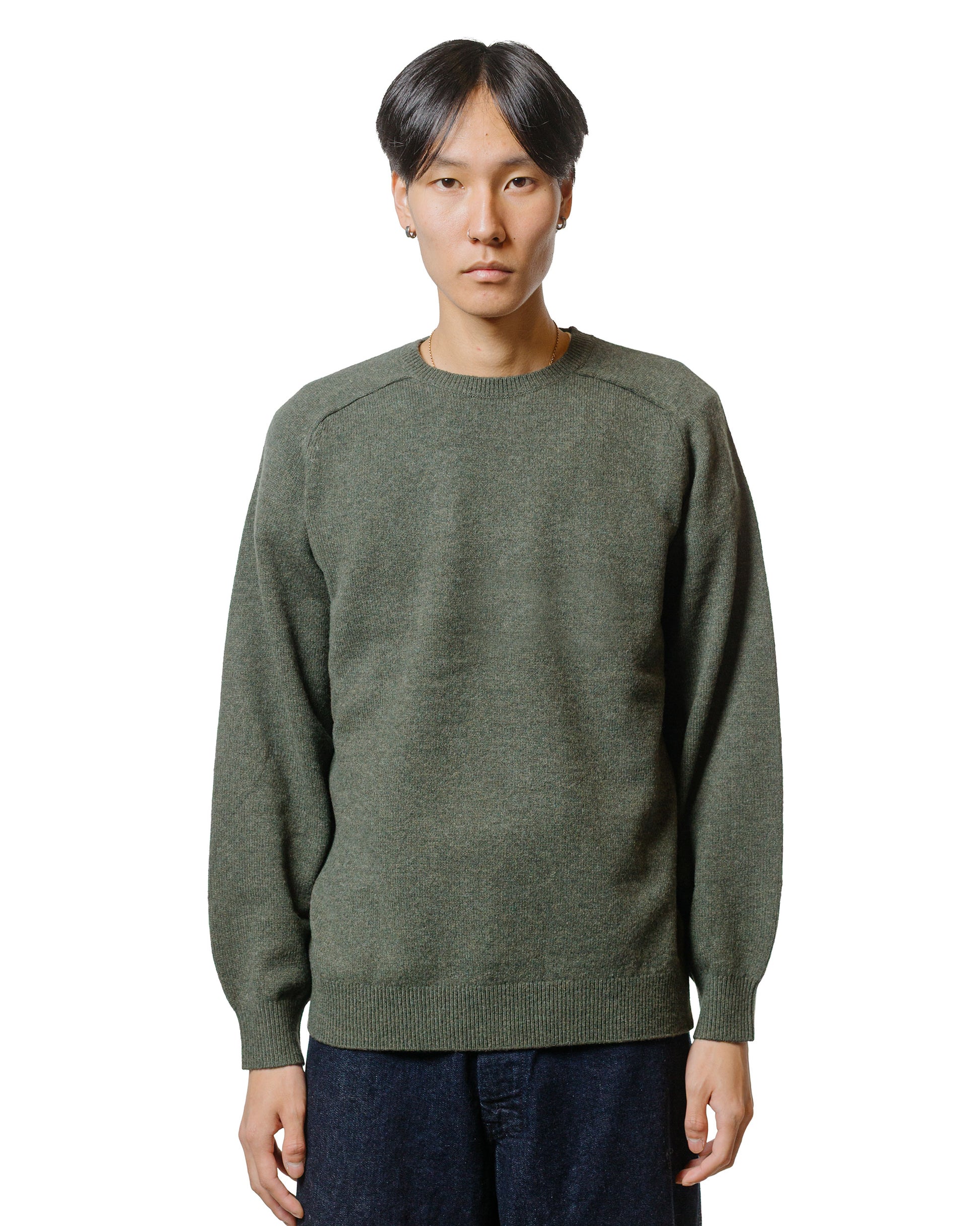 lost & found Beams Plus Beams Plus Crew 9G Green