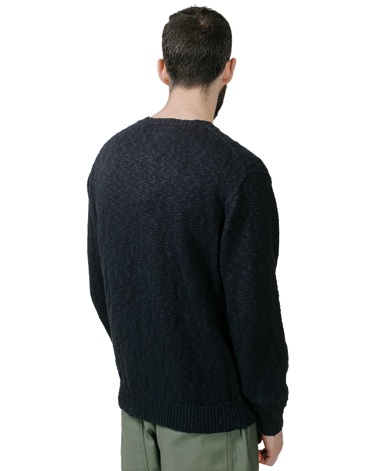 lost & found Beams Plus Beams Plus Crew Cotton Hemp 5G Navy