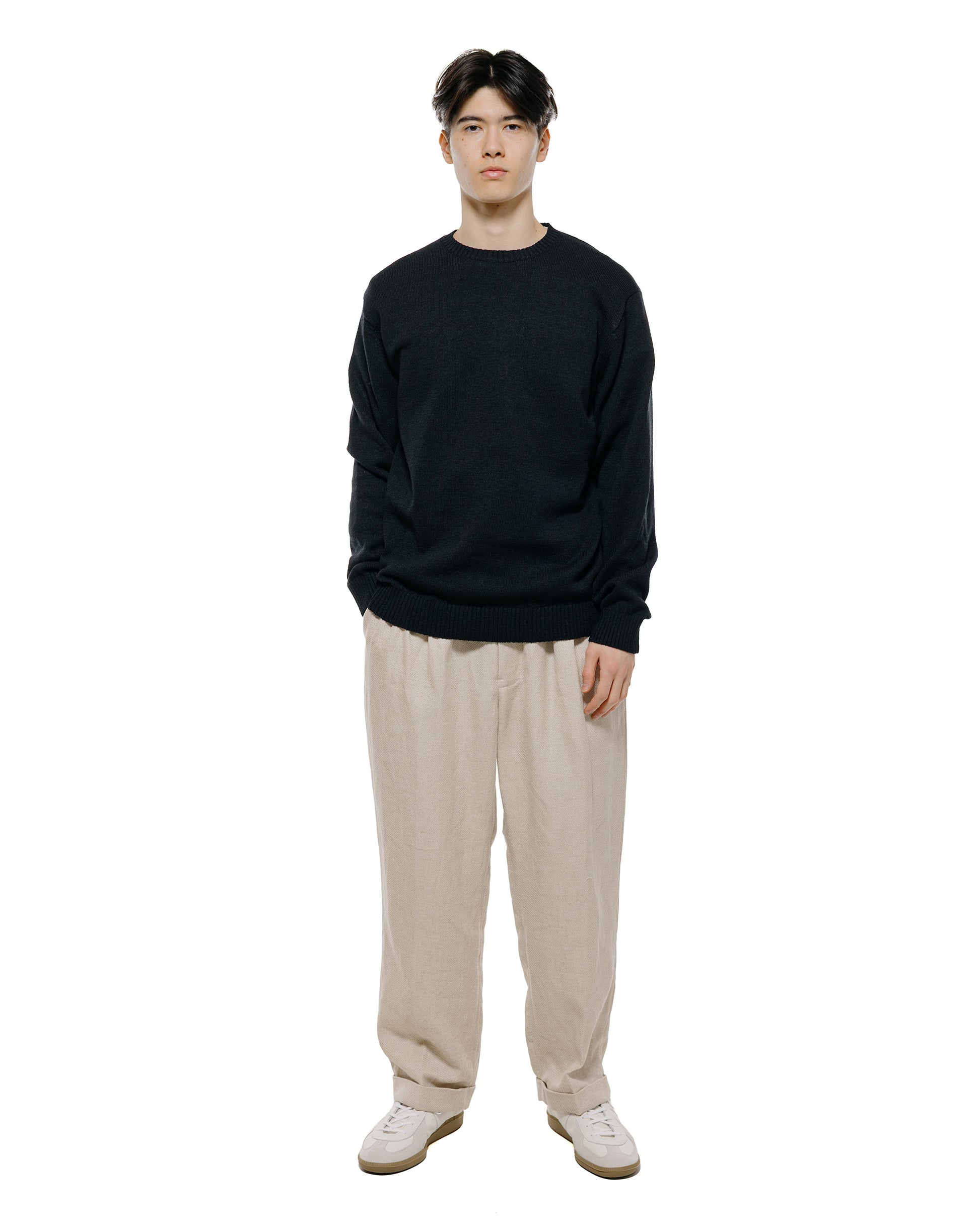 lost & found Beams Plus Beams Plus Crew Lily 7G Black