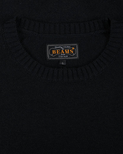 lost & found Beams Plus Beams Plus Crew Lily 7G Black