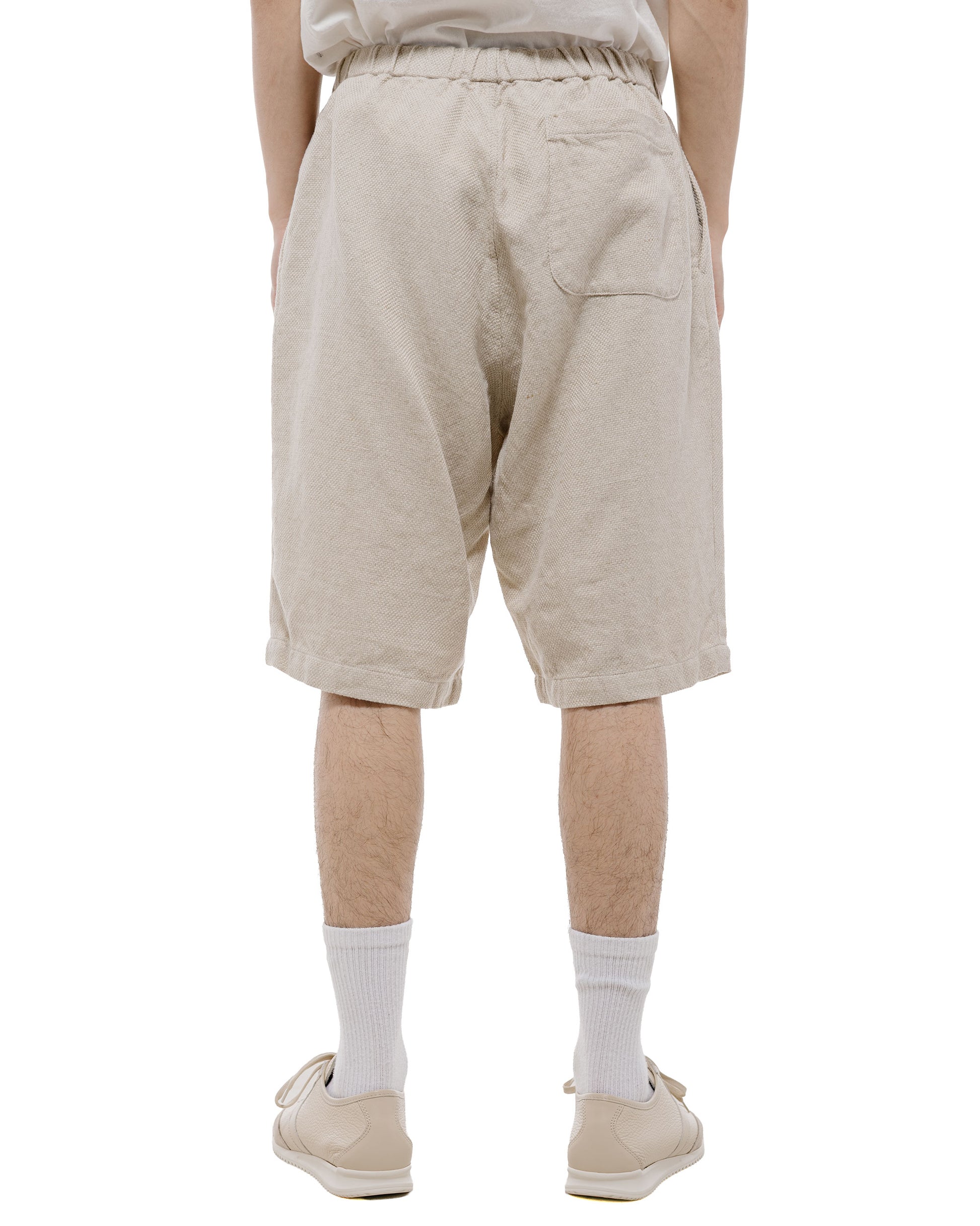 lost & found Beams Plus Beams Plus Easy Shorts Cotton Linen Off White