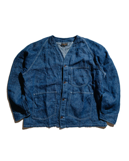 lost & found Beams Plus Beams Plus Engineer Jacket Twill Linen Indigo