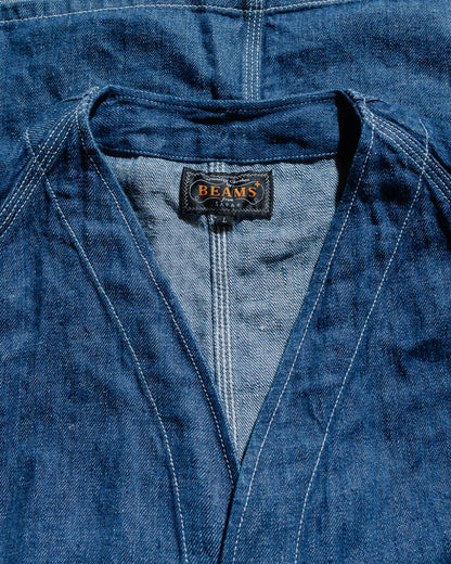 lost & found Beams Plus Beams Plus Engineer Jacket Twill Linen Indigo