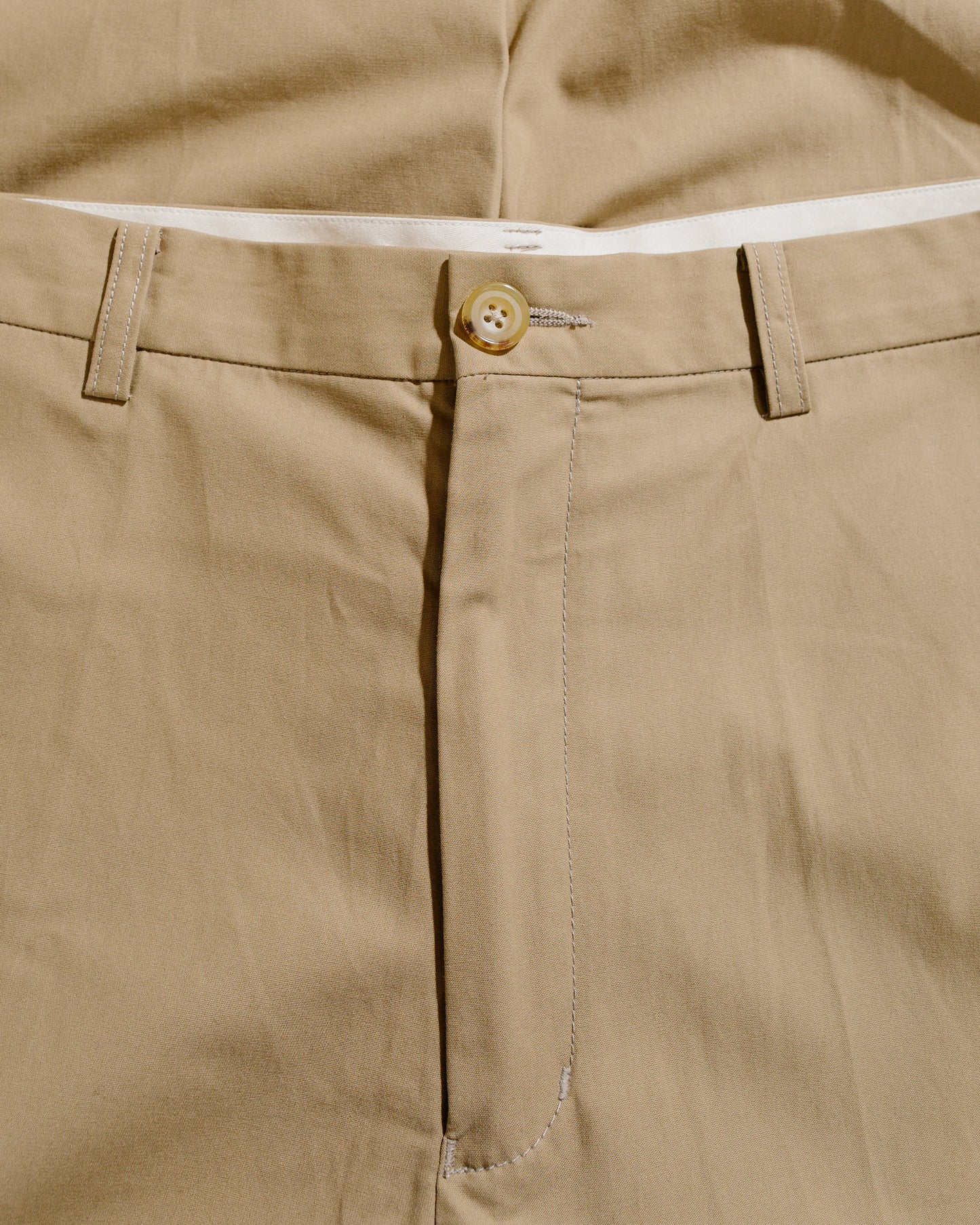 lost & found Beams Plus Beams Plus IVY Trousers Wide High Density Cotton Beige