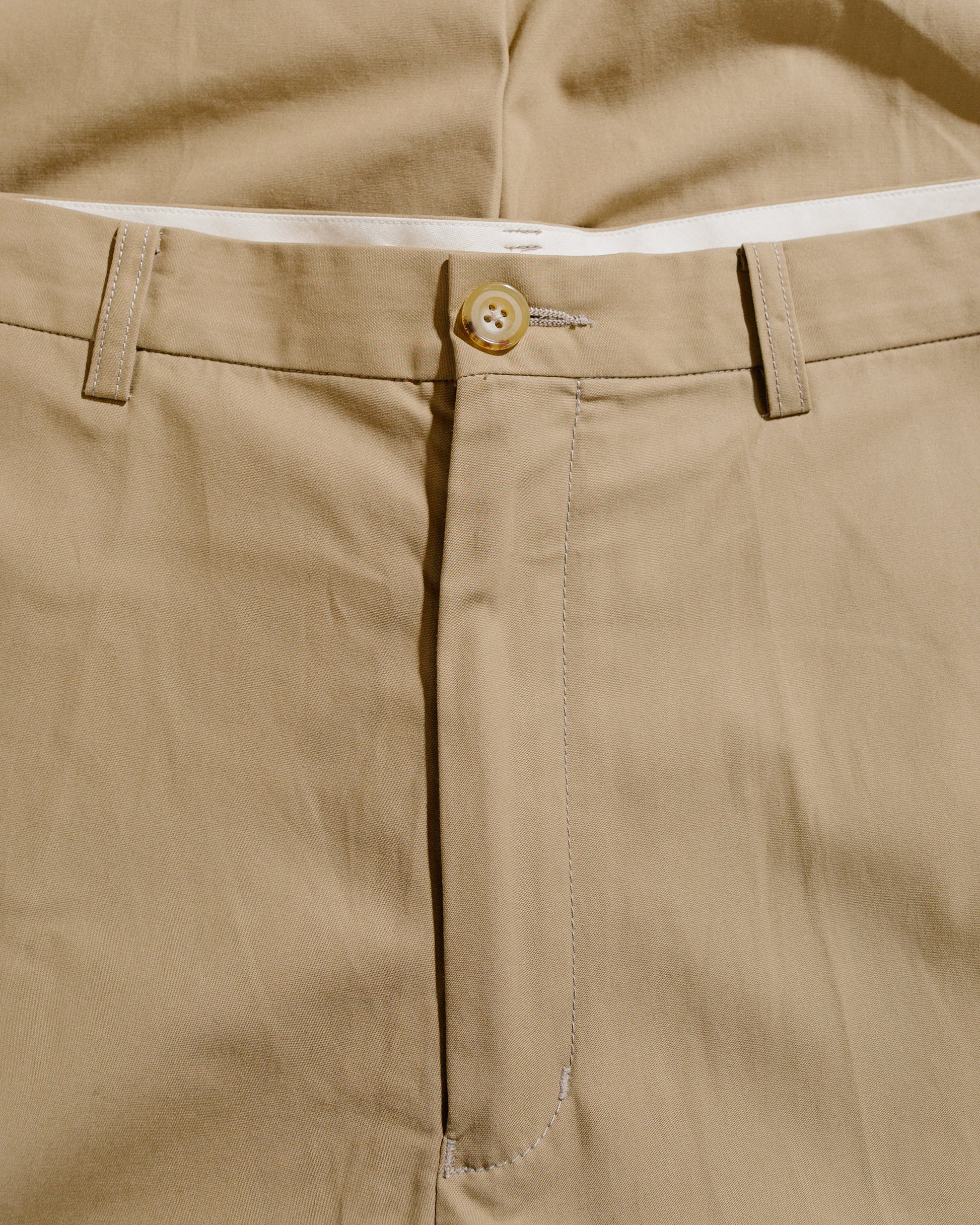 lost & found Beams Plus Beams Plus IVY Trousers Wide High Density Cotton Beige