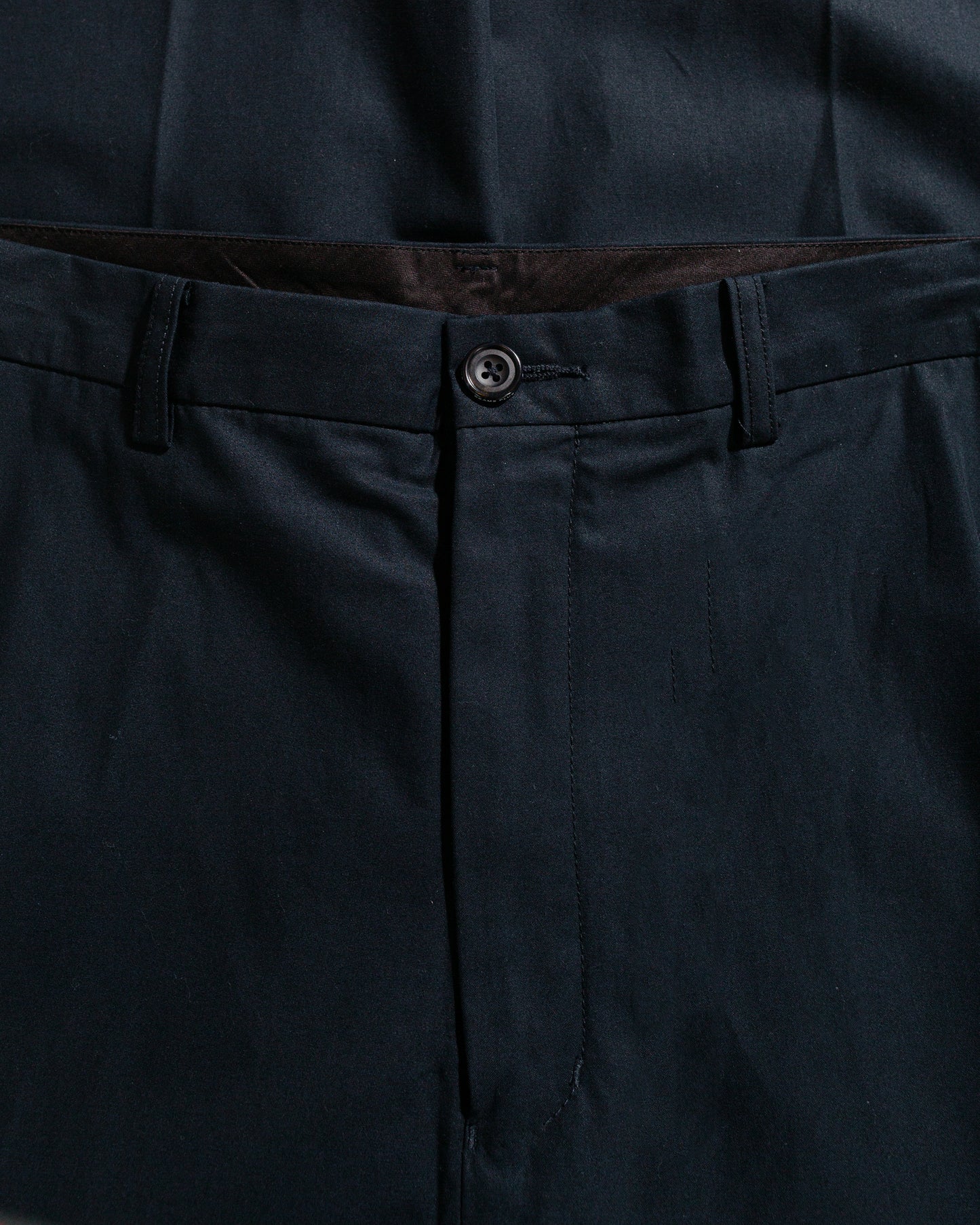 lost & found Beams Plus Beams Plus IVY Trousers Wide High Density Cotton Navy