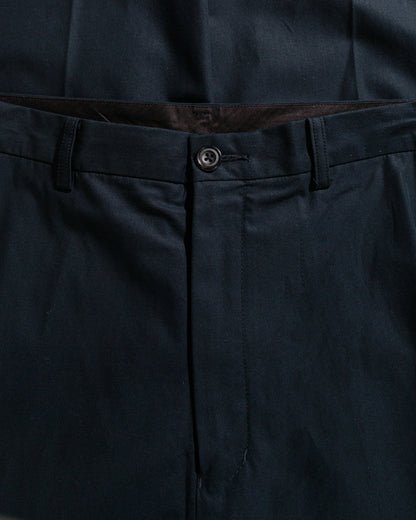 lost & found Beams Plus Beams Plus IVY Trousers Wide High Density Cotton Navy