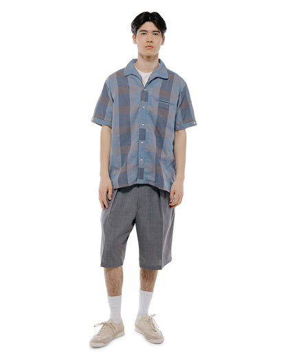 lost & found Beams Plus Beams Plus 2Pleats Shorts Wool Tropical Grey