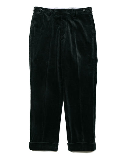 lost & found Beams Plus Beams Plus Ivy Trousers Ankle-Cut Corduroy Charcoal Grey