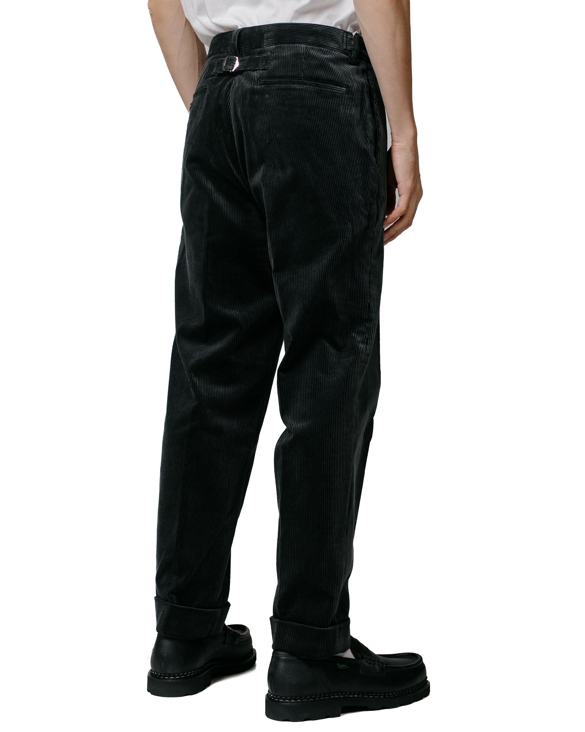 lost & found Beams Plus Beams Plus Ivy Trousers Ankle-Cut Corduroy Charcoal Grey