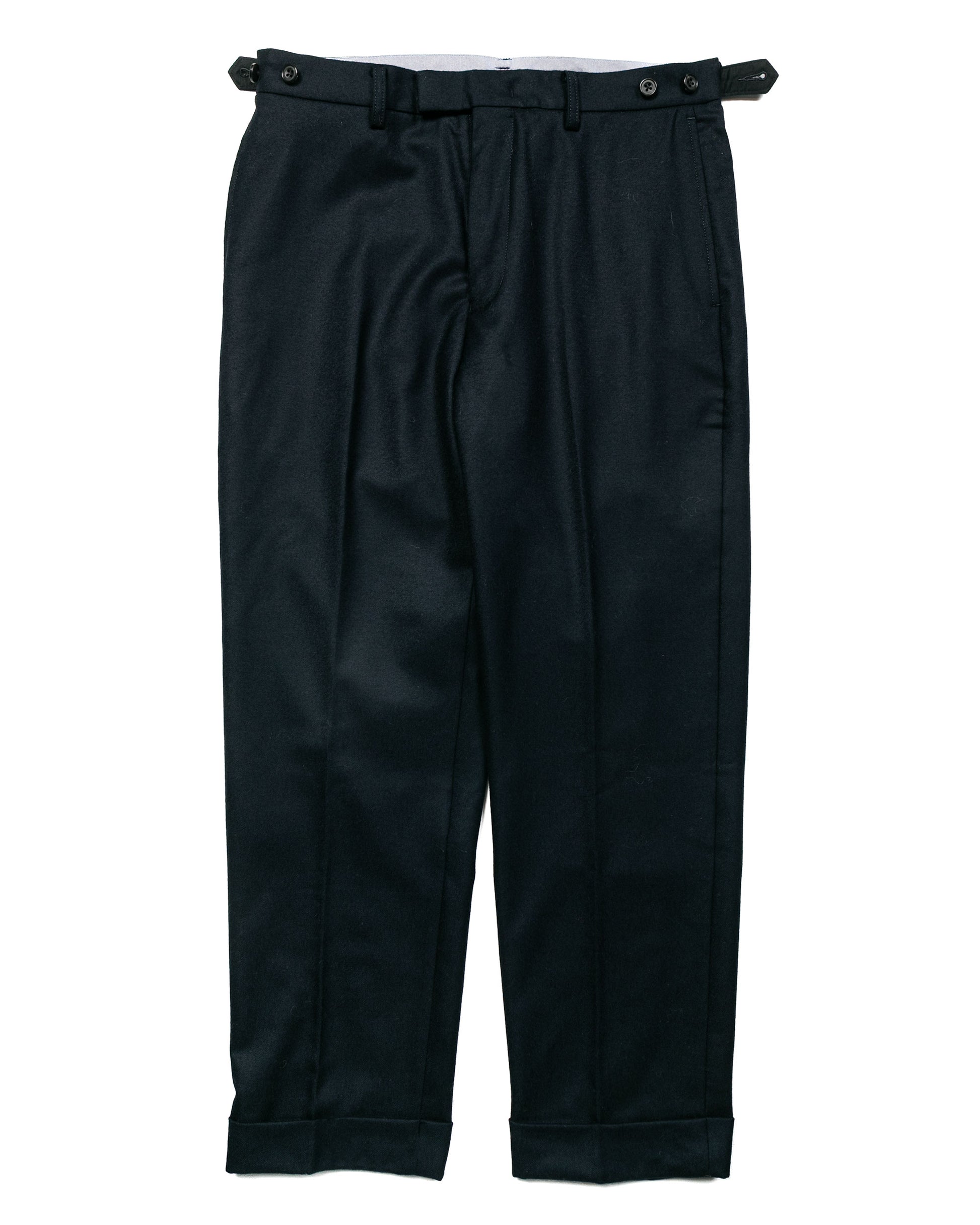 lost & found Beams Plus Beams Plus Ivy Trousers Ankle-Cut Flannel Navy