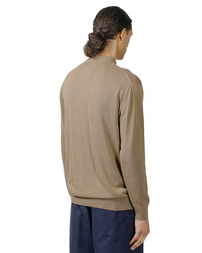 lost & found Beams Plus Beams Plus Knit Polo 12G Mocha
