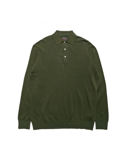 lost & found Beams Plus Beams Plus Knit Polo 12G Olive