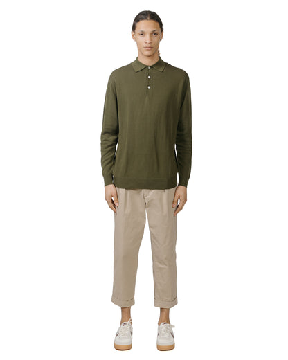 lost & found Beams Plus Beams Plus Knit Polo 12G Olive