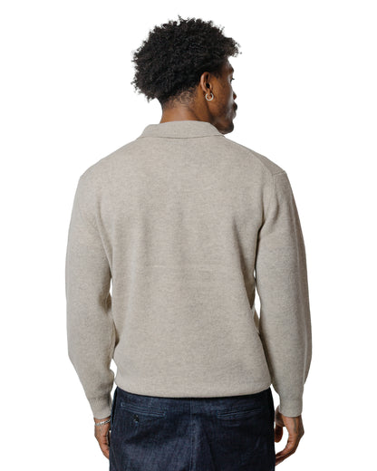lost & found Beams Plus Beams Plus Knit Polo 9G Beige