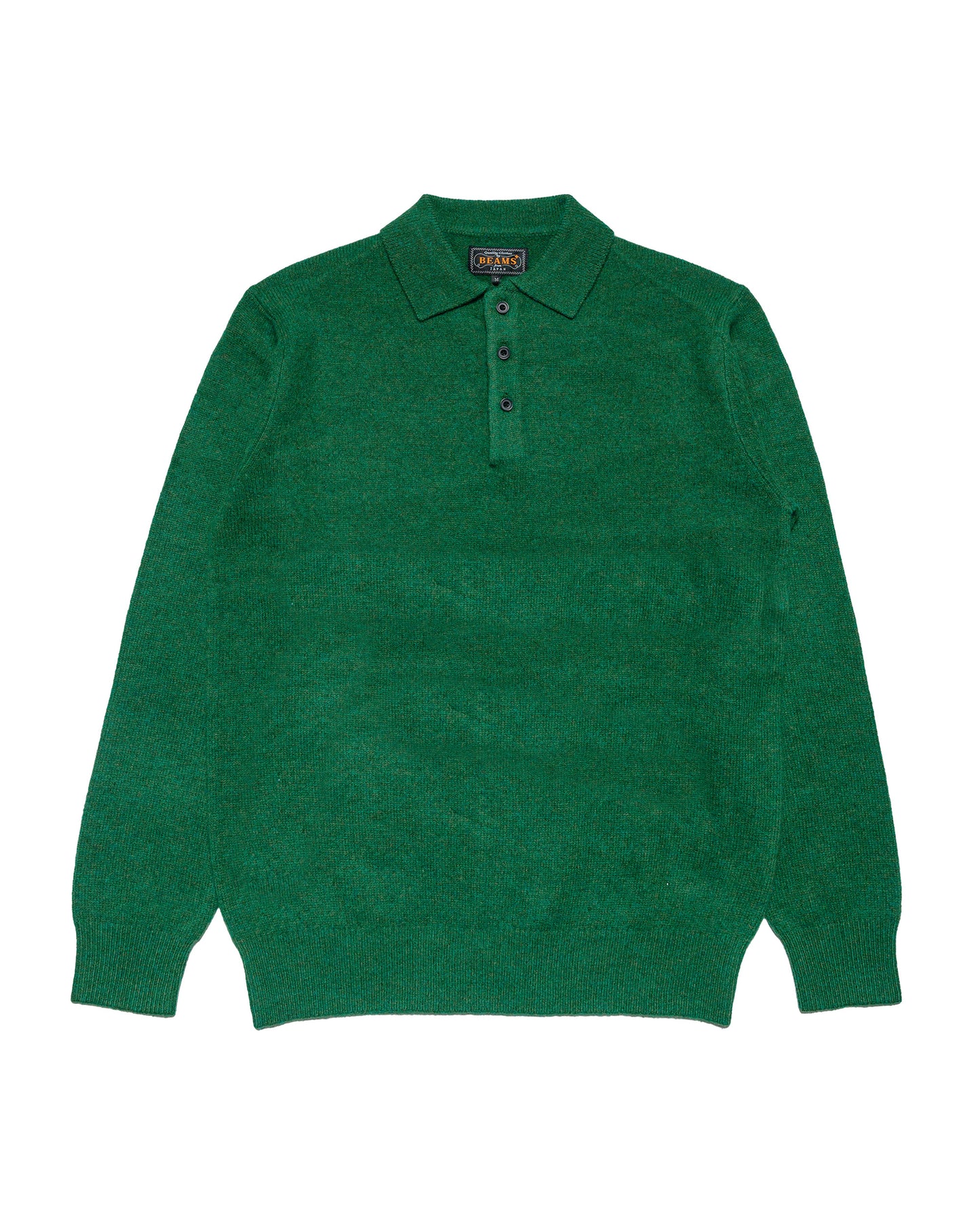 lost & found Beams Plus Beams Plus Knit Polo 9G Bright Green
