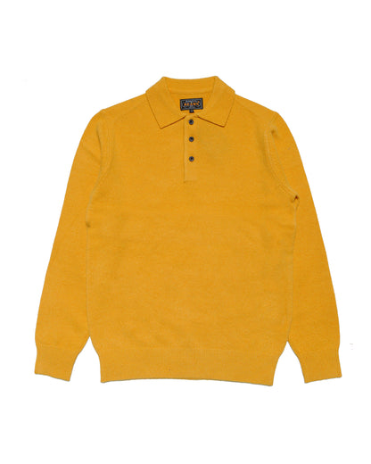 lost & found Beams Plus Beams Plus Knit Polo 9G Gold