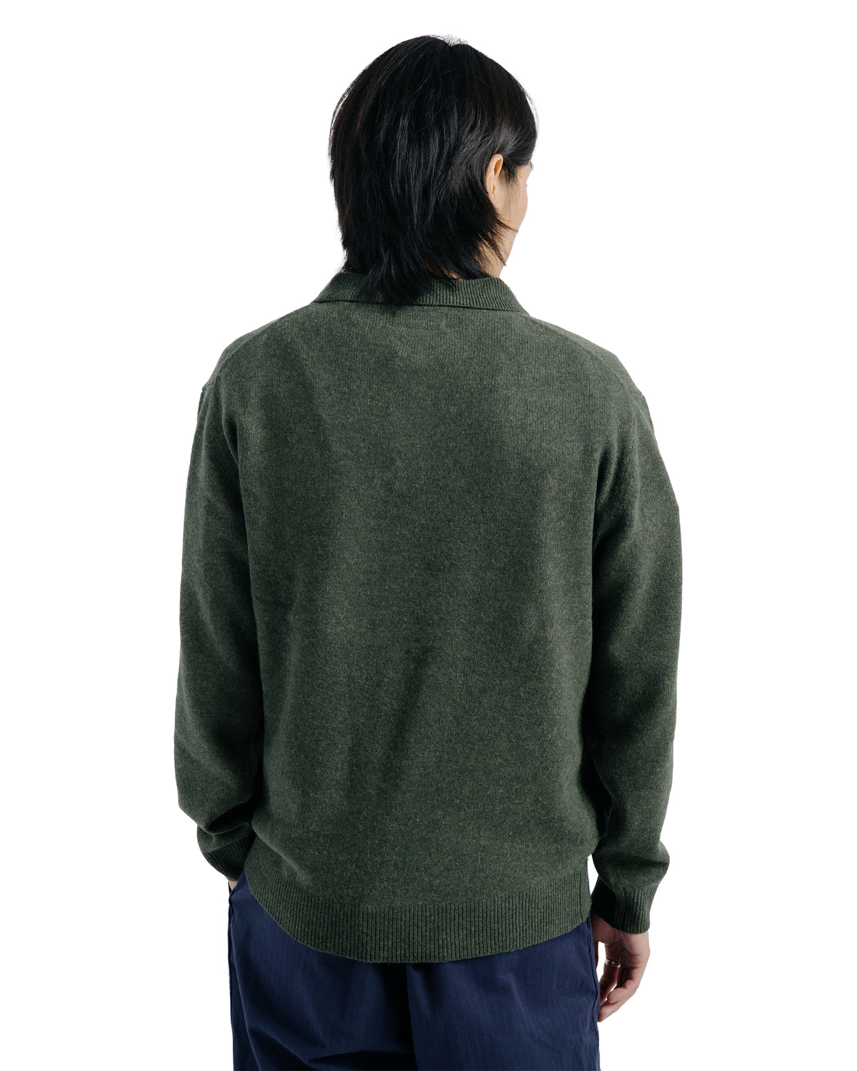 Beams Plus Knit Polo 9G Green