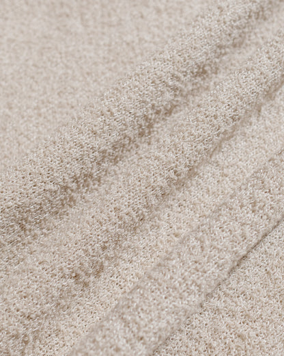 lost & found Beams Plus Beams Plus Knit Polo Boucle Beige