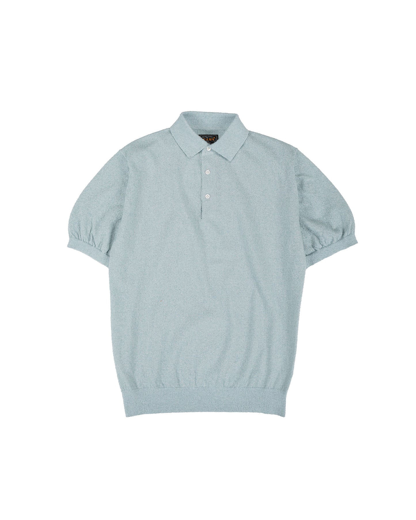 lost & found Beams Plus Beams Plus Knit Polo Boucle Sax