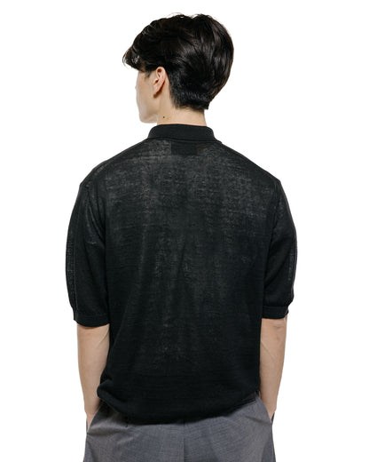 lost & found Beams Plus Beams Plus Knit Polo Hemp Black