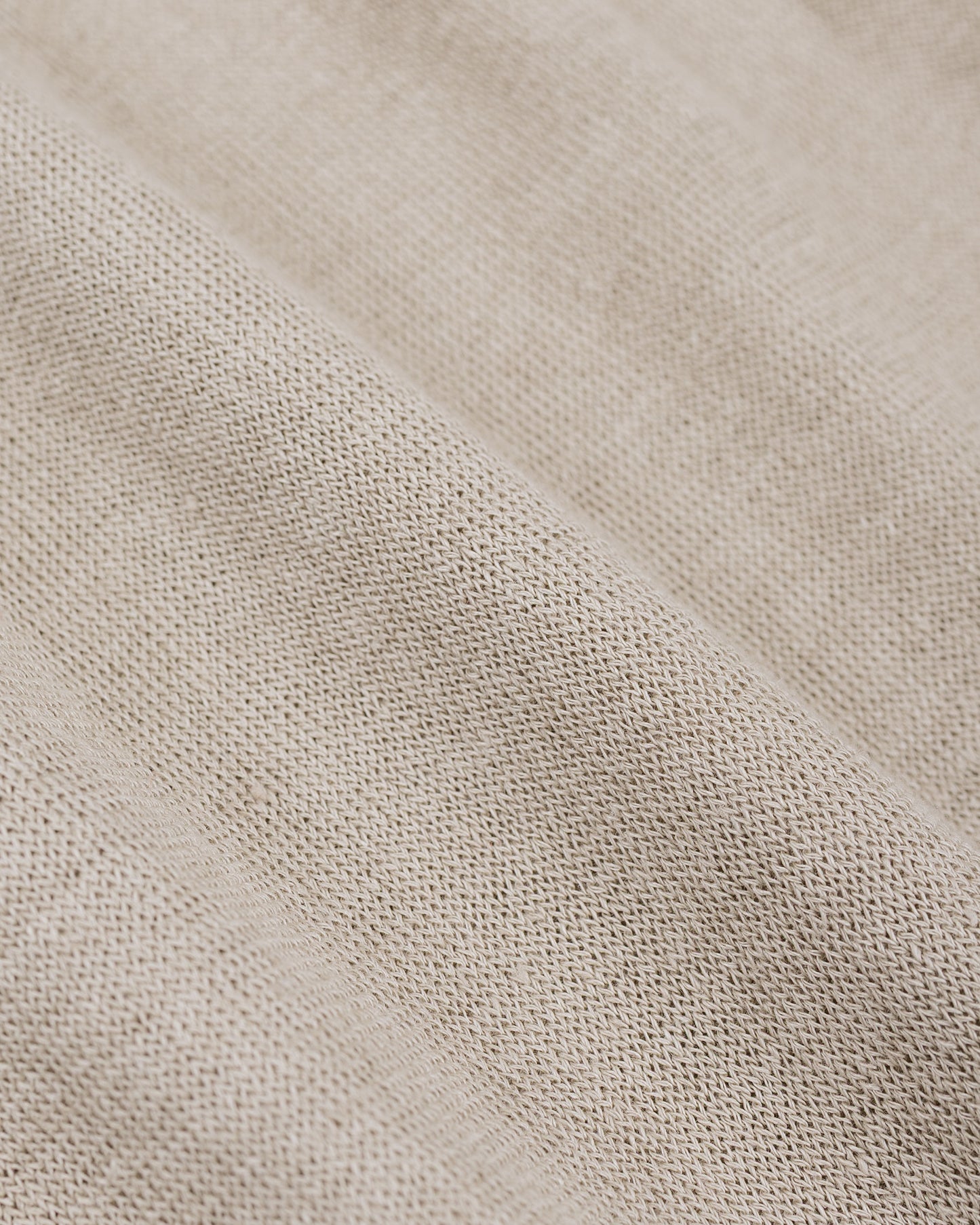 lost & found Beams Plus Beams Plus Knit Polo Hemp Light Grey