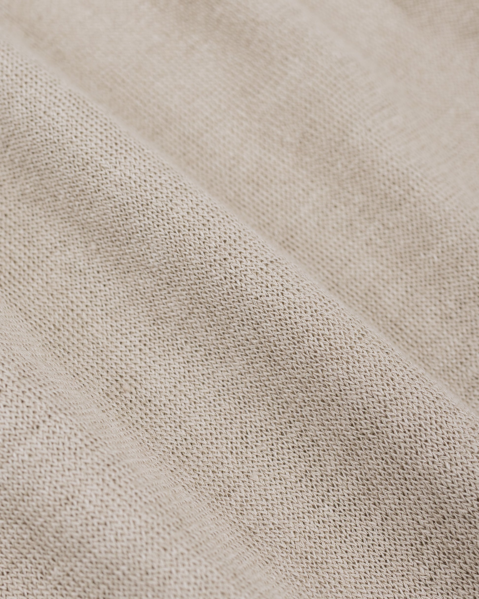 lost & found Beams Plus Beams Plus Knit Polo Hemp Light Grey