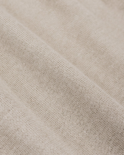 lost & found Beams Plus Beams Plus Knit Polo Hemp Light Grey