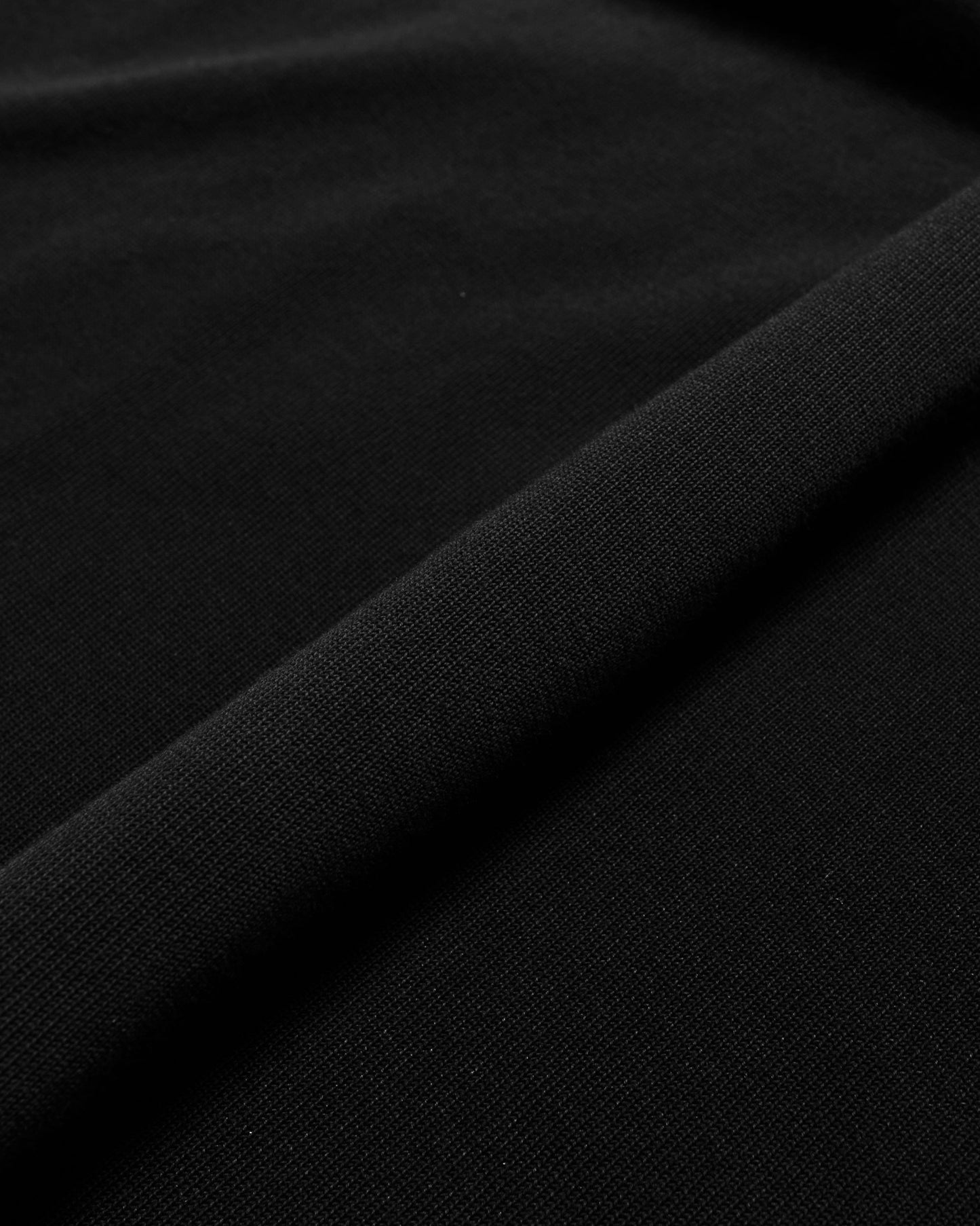 lost & found Beams Plus Beams Plus Knit Polo Solid 12G Black