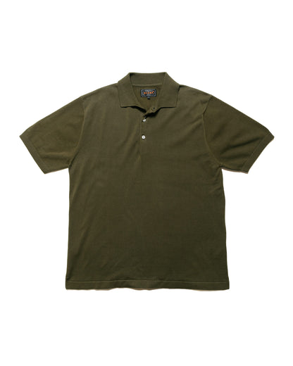 lost & found Beams Plus Beams Plus Knit Polo Solid 12G Green