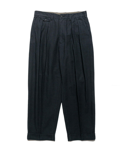lost & found Beams Plus Beams Plus Lost & Found 2Pleats Cotton Ripstop Black