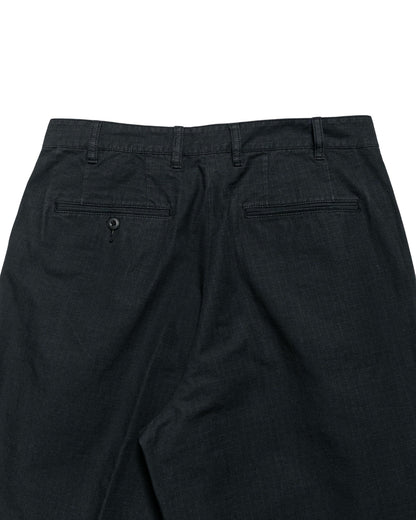 lost & found Beams Plus Beams Plus Lost & Found 2Pleats Cotton Ripstop Black