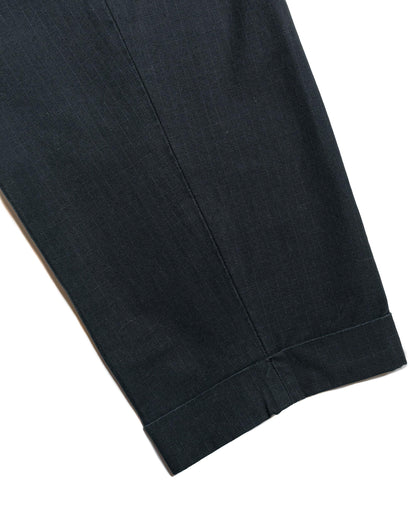 lost & found Beams Plus Beams Plus Lost & Found 2Pleats Cotton Ripstop Black