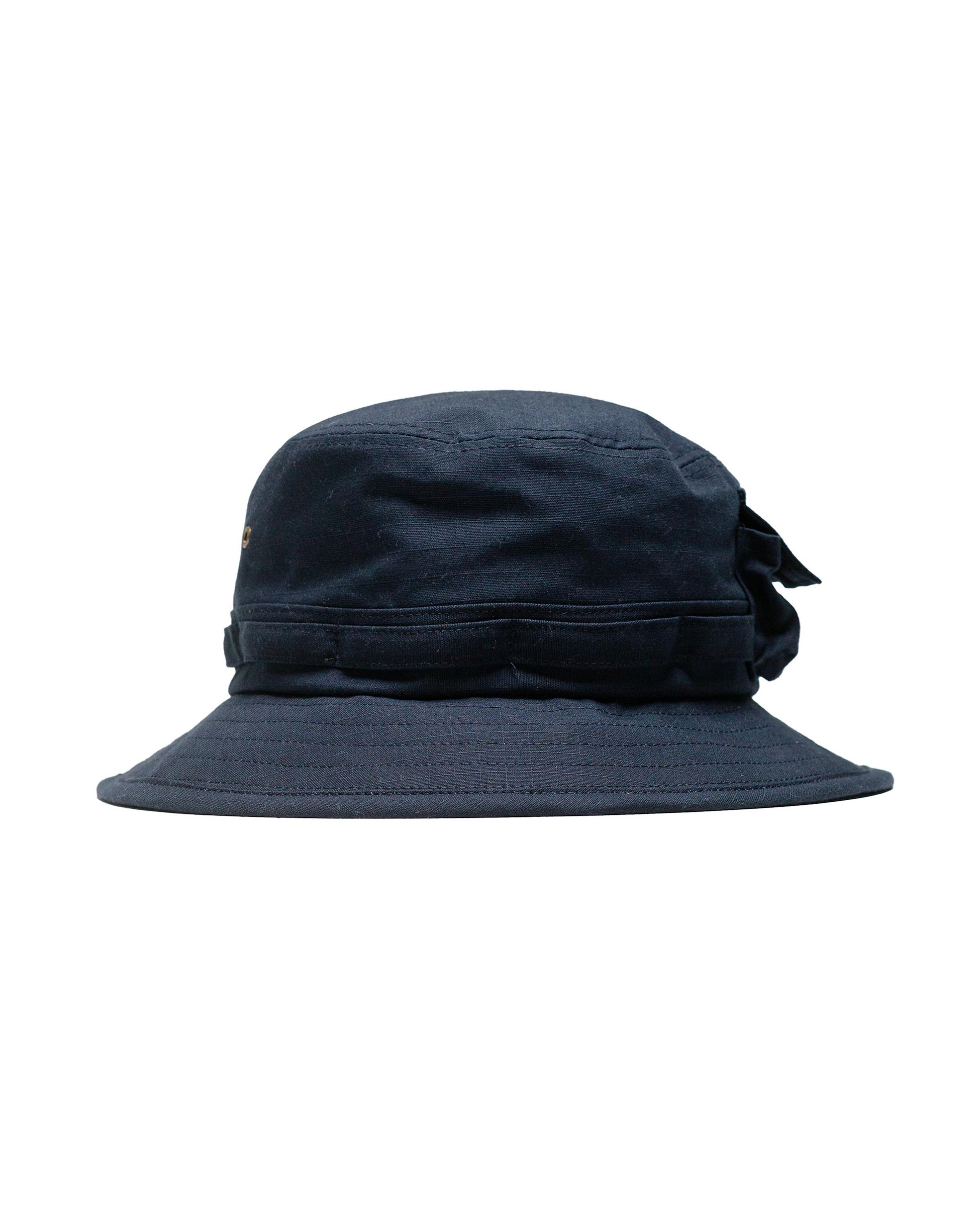 lost & found Beams Plus Beams Plus Lost & Found MIL Jungle Hat Cotton Ripstop Navy
