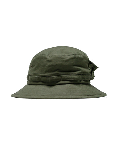 lost & found Beams Plus Beams Plus Lost & Found MIL Jungle Hat Cotton Ripstop Olive