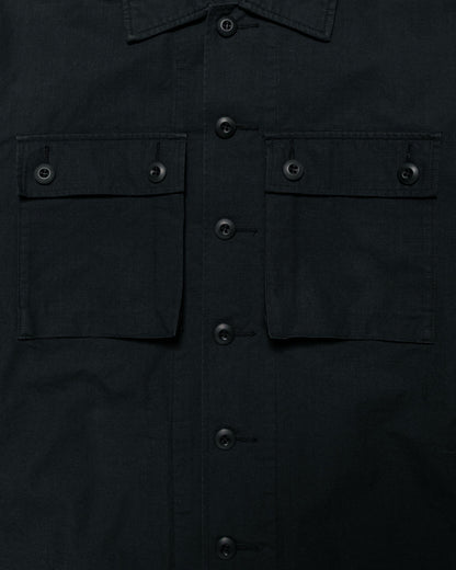 lost & found Beams Plus Beams Plus Lost & Found MIL SHT-JAC Cotton Ripstop Black